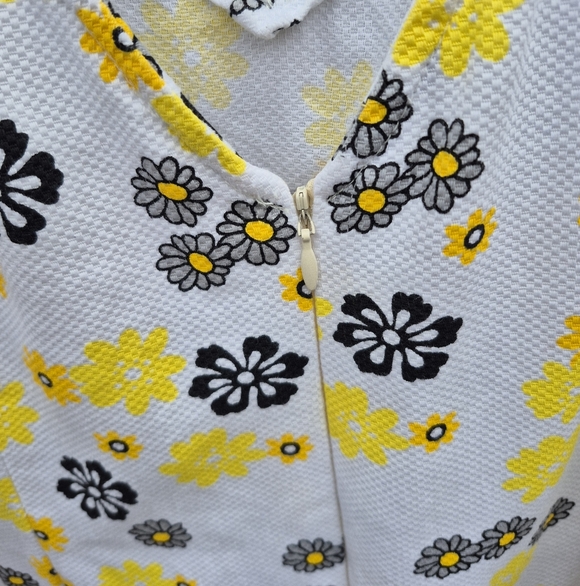 Vintage Floral Sleeveless Summer Dress Size Large Or Xl. - Picture 11 of 17